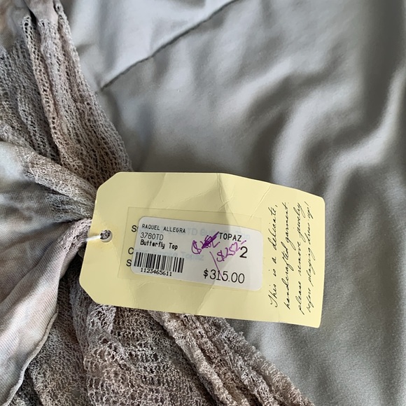 New with tags Raquel Allegra butterfly top size 2 - Picture 3 of 4